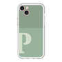 スリムプロテクションプレミアムケース［ オリジナル - initial two tone - P green ］