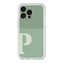 スリムプロテクションプレミアムケース［ オリジナル - initial two tone - P green ］