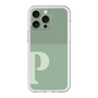 スリムプロテクションプレミアムケース［ オリジナル - initial two tone - P green ］