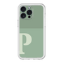 スリムプロテクションプレミアムケース［ オリジナル - initial two tone - P green ］