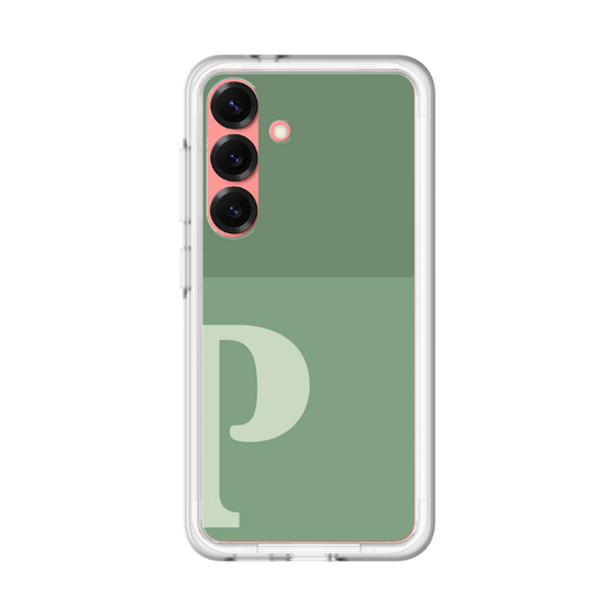 スリムプロテクションプレミアムケース［ オリジナル - initial two tone - P green ］