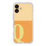 スリムプロテクションプレミアムケース［ オリジナル - initial two tone - Q orange ］