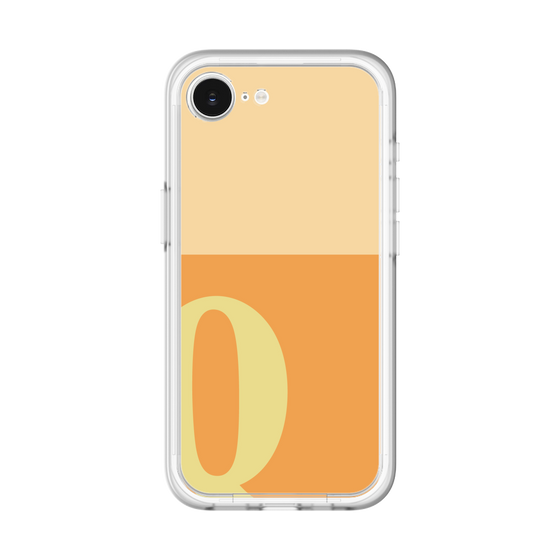 スリムプロテクションプレミアムケース［ オリジナル - initial two tone - Q orange ］