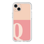 スリムプロテクションプレミアムケース［ オリジナル - initial two tone - Q pink ］