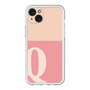 スリムプロテクションプレミアムケース［ オリジナル - initial two tone - Q pink ］