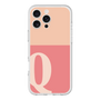 スリムプロテクションプレミアムケース［ オリジナル - initial two tone - Q pink ］