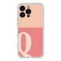 スリムプロテクションプレミアムケース［ オリジナル - initial two tone - Q pink ］