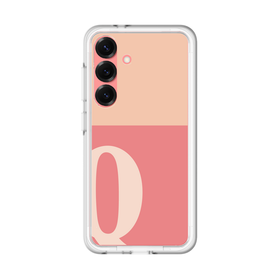 スリムプロテクションプレミアムケース［ オリジナル - initial two tone - Q pink ］