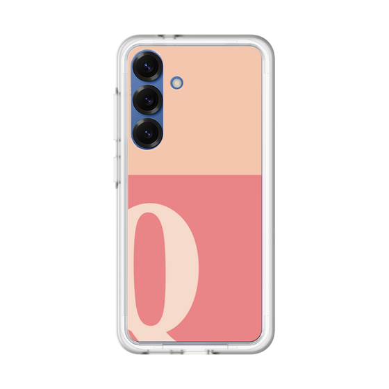 スリムプロテクションプレミアムケース［ オリジナル - initial two tone - Q pink ］