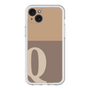 スリムプロテクションプレミアムケース［ オリジナル - initial two tone - Q brown ］