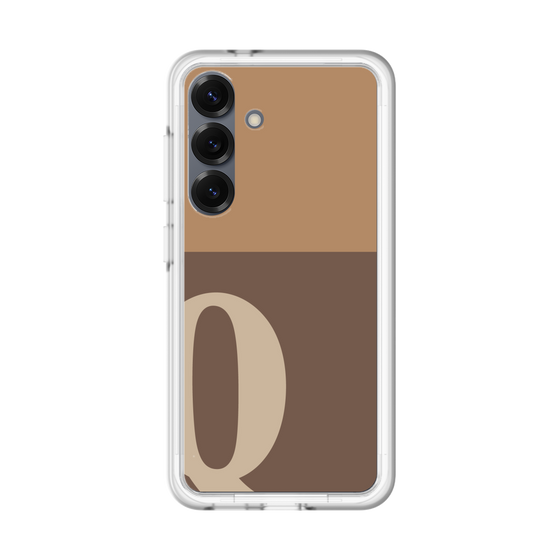 スリムプロテクションプレミアムケース［ オリジナル - initial two tone - Q brown ］