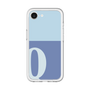 スリムプロテクションプレミアムケース［ オリジナル - initial two tone - Q blue ］