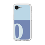スリムプロテクションプレミアムケース［ オリジナル - initial two tone - Q blue ］