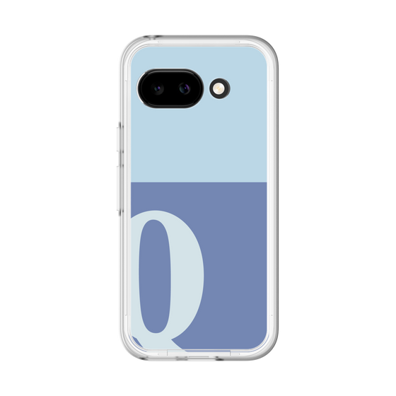 スリムプロテクションプレミアムケース［ オリジナル - initial two tone - Q blue ］