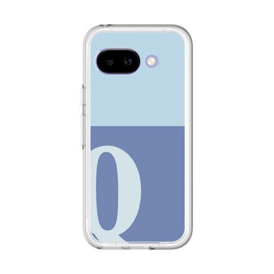 スリムプロテクションプレミアムケース［ オリジナル - initial two tone - Q blue ］