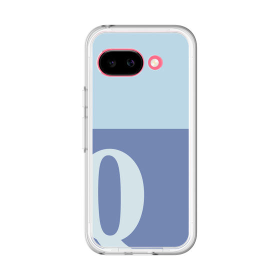スリムプロテクションプレミアムケース［ オリジナル - initial two tone - Q blue ］