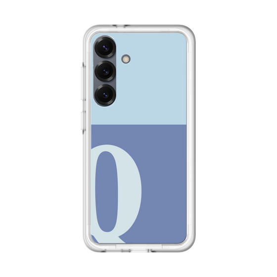 スリムプロテクションプレミアムケース［ オリジナル - initial two tone - Q blue ］