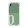 スリムプロテクションプレミアムケース［ オリジナル - initial two tone - Q green ］