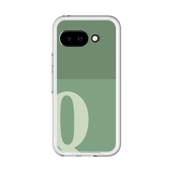 スリムプロテクションプレミアムケース［ オリジナル - initial two tone - Q green ］