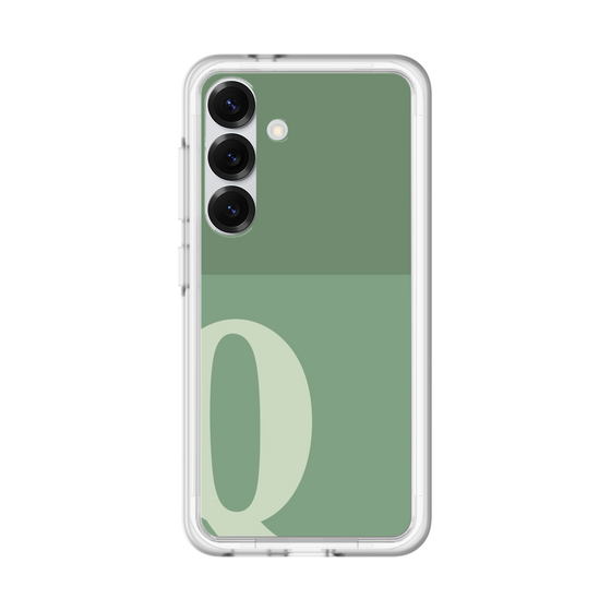 スリムプロテクションプレミアムケース［ オリジナル - initial two tone - Q green ］