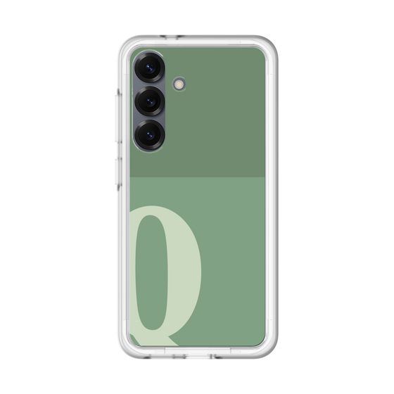 スリムプロテクションプレミアムケース［ オリジナル - initial two tone - Q green ］