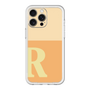 スリムプロテクションプレミアムケース［ オリジナル - initial two tone - R orange ］