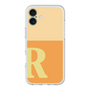 スリムプロテクションプレミアムケース［ オリジナル - initial two tone - R orange ］