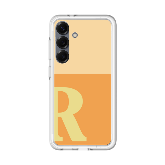 スリムプロテクションプレミアムケース［ オリジナル - initial two tone - R orange ］