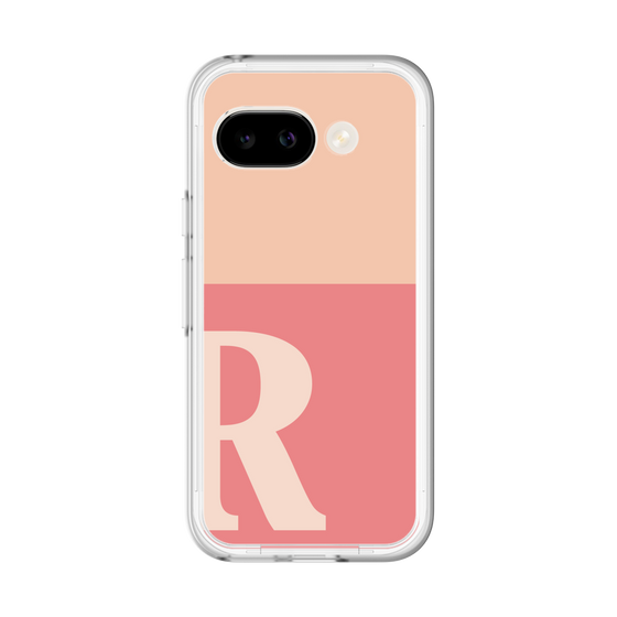 スリムプロテクションプレミアムケース［ オリジナル - initial two tone - R pink ］