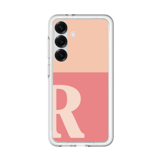 スリムプロテクションプレミアムケース［ オリジナル - initial two tone - R pink ］