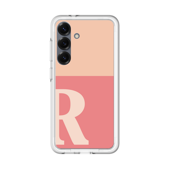 スリムプロテクションプレミアムケース［ オリジナル - initial two tone - R pink ］