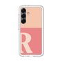 スリムプロテクションプレミアムケース［ オリジナル - initial two tone - R pink ］