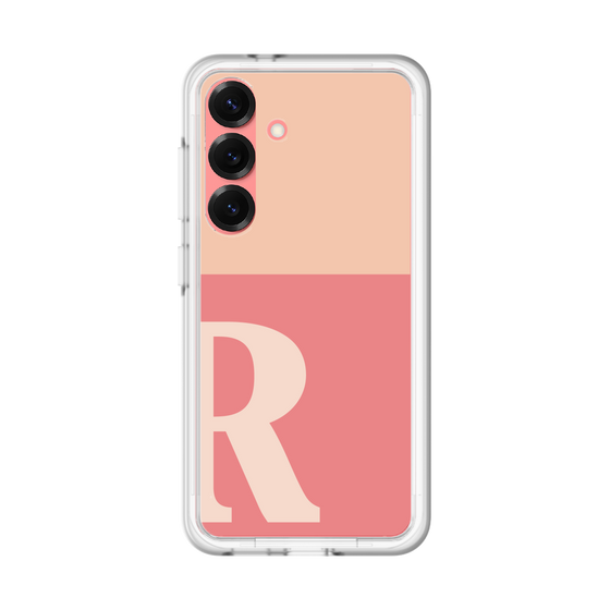 スリムプロテクションプレミアムケース［ オリジナル - initial two tone - R pink ］