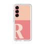スリムプロテクションプレミアムケース［ オリジナル - initial two tone - R pink ］