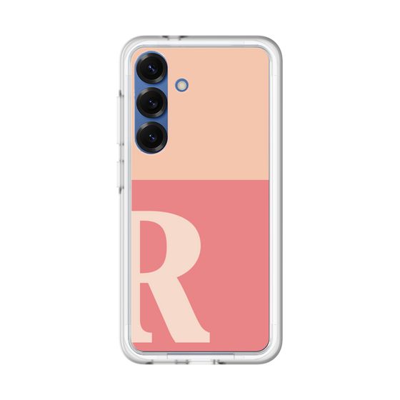 スリムプロテクションプレミアムケース［ オリジナル - initial two tone - R pink ］