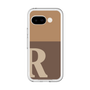 スリムプロテクションプレミアムケース［ オリジナル - initial two tone - R brown ］