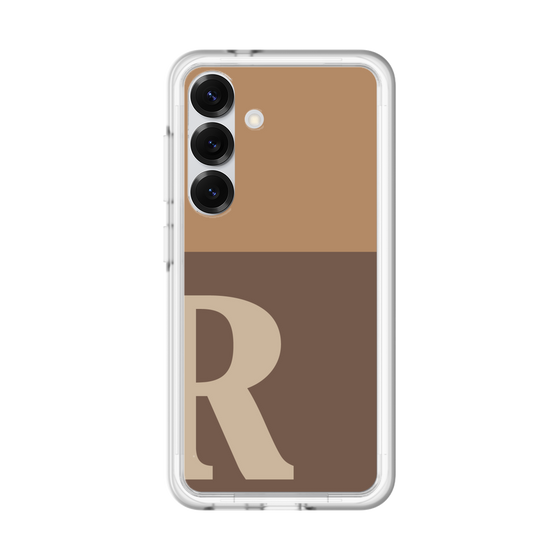 スリムプロテクションプレミアムケース［ オリジナル - initial two tone - R brown ］