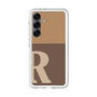 スリムプロテクションプレミアムケース［ オリジナル - initial two tone - R brown ］