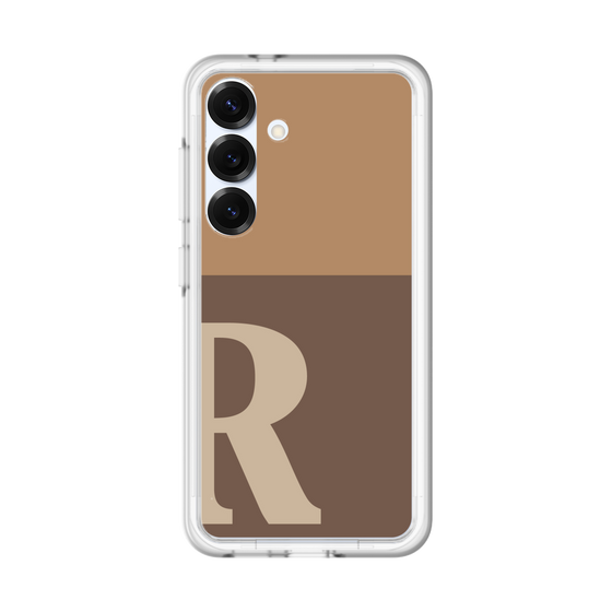 スリムプロテクションプレミアムケース［ オリジナル - initial two tone - R brown ］