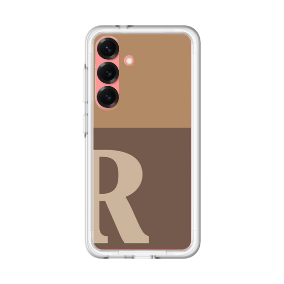 スリムプロテクションプレミアムケース［ オリジナル - initial two tone - R brown ］