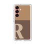 スリムプロテクションプレミアムケース［ オリジナル - initial two tone - R brown ］