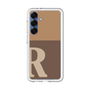スリムプロテクションプレミアムケース［ オリジナル - initial two tone - R brown ］