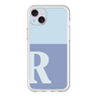 スリムプロテクションプレミアムケース［ オリジナル - initial two tone - R blue ］