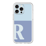 スリムプロテクションプレミアムケース［ オリジナル - initial two tone - R blue ］