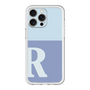 スリムプロテクションプレミアムケース［ オリジナル - initial two tone - R blue ］
