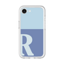 スリムプロテクションプレミアムケース［ オリジナル - initial two tone - R blue ］