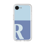 スリムプロテクションプレミアムケース［ オリジナル - initial two tone - R blue ］
