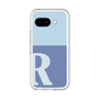 スリムプロテクションプレミアムケース［ オリジナル - initial two tone - R blue ］