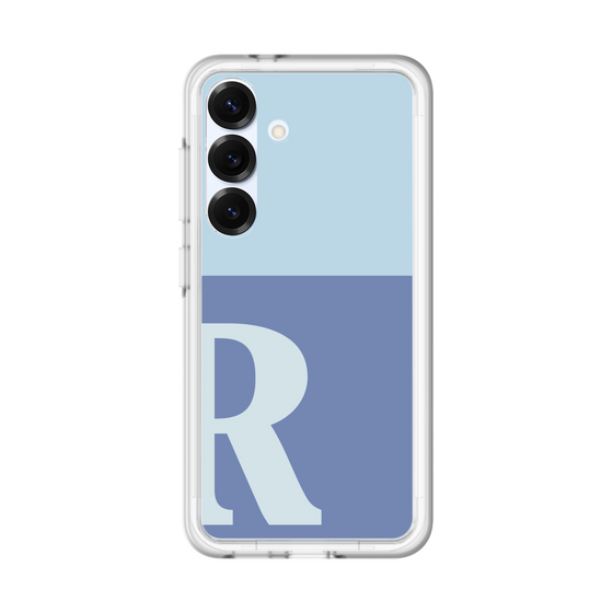 スリムプロテクションプレミアムケース［ オリジナル - initial two tone - R blue ］