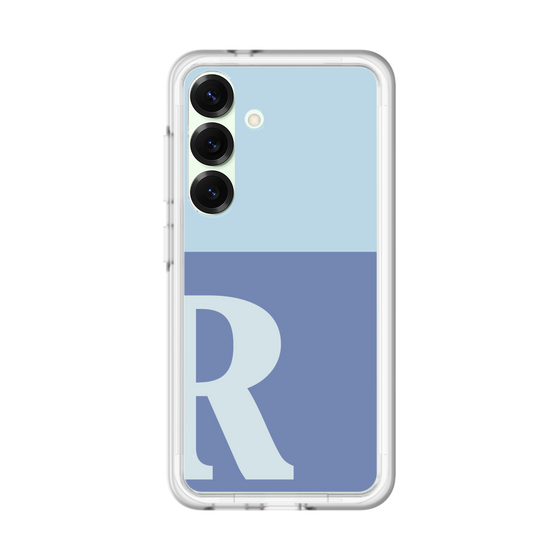 スリムプロテクションプレミアムケース［ オリジナル - initial two tone - R blue ］
